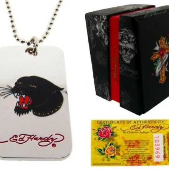 Ed Hardy Panther Necklace